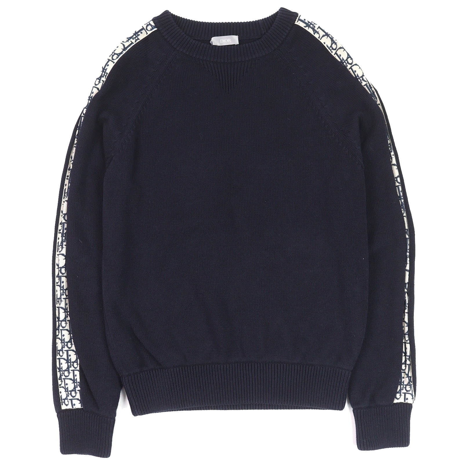 Dior Dior Sweater With Dior Oblique Cotton Jersey "Navy Blue"