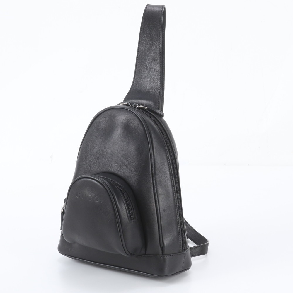 ■美品 グッチ143750 ボディバッグ レザー