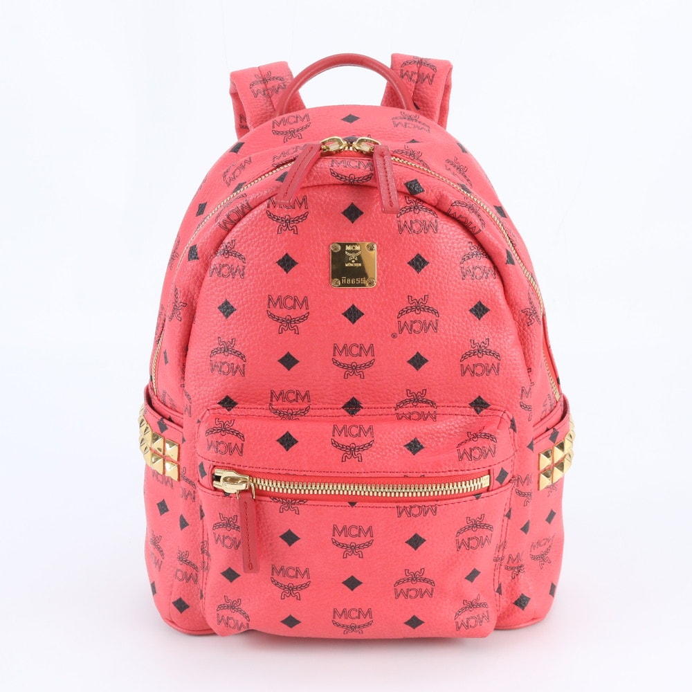 ■美品 MCM エムシーエム ヴィセトススタッズリュックサック