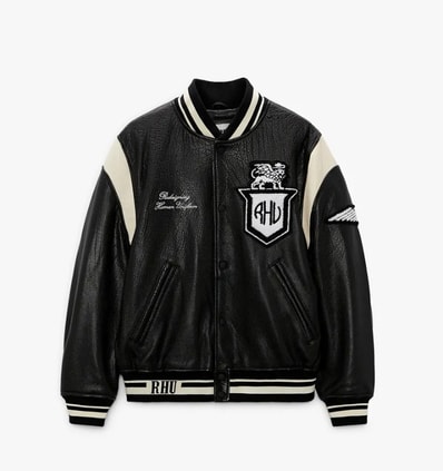 ZARA ルイージ リアルレザー スタジャン RHUIGI ボンバー ジャケット ブルゾン ボマー