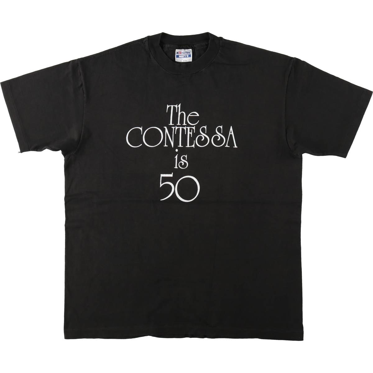古着 80年代 ヘインズ Hanes BEEFY-T 青タグ プリントTシャツ USA製 メンズXL相当 ヴィンテージ/eaa626724
