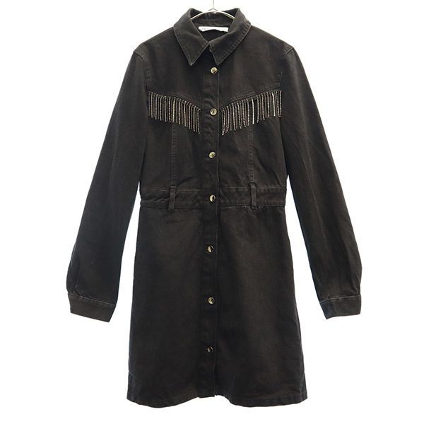 ZARA ザラ 長袖 デニム ワンピース XS