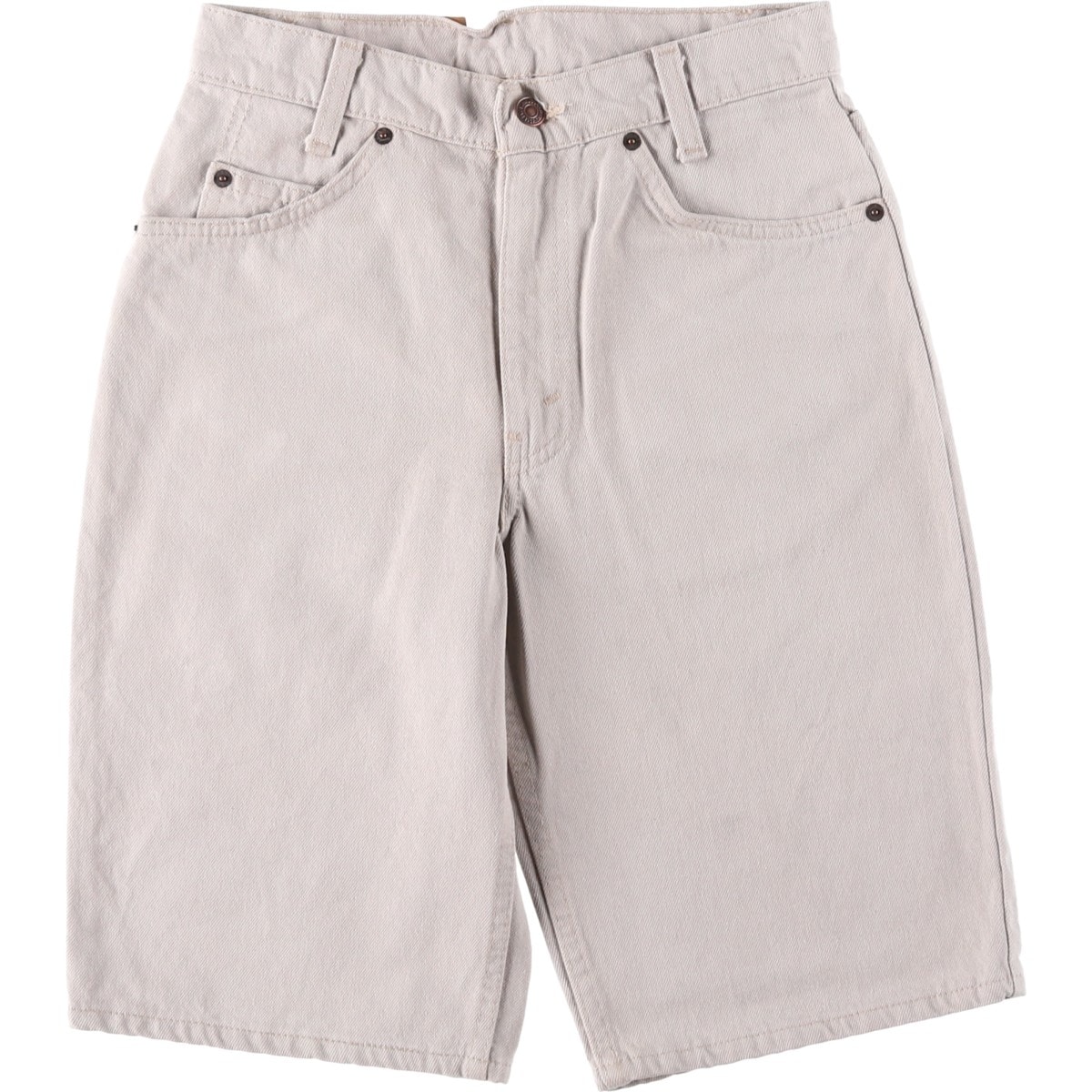 古着 90年代 リーバイス Levi's 550 RELAXED FIT STUDENT 30705-1894 オレンジタブ デニム ハーフパンツ ジョーツ レディースL(w27)相当 ヴィンテージ/eaa618936