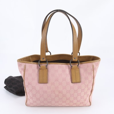 ■美品 グッチ GGキャンバス 113019 トート バッグ