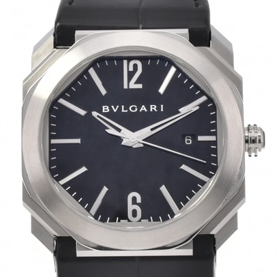 値下 ブルガリ BVLGARI BG041BSLD オクト 自動巻き メンズ 美品 M#145325
