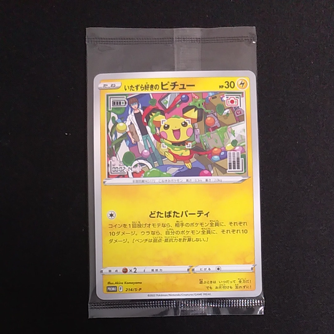 いたずら好きのピチュー psa10 214/s-p PSA10 ポケモンカード いたずら好きのピチュー PROMO 214/S-P プロモ