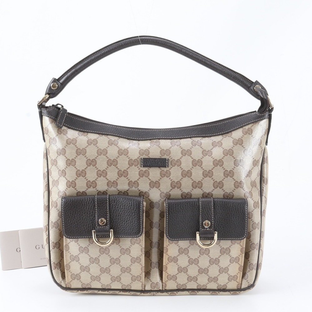 ■美品 グッチ GGクリスタル 293581 ショルダーバッグ