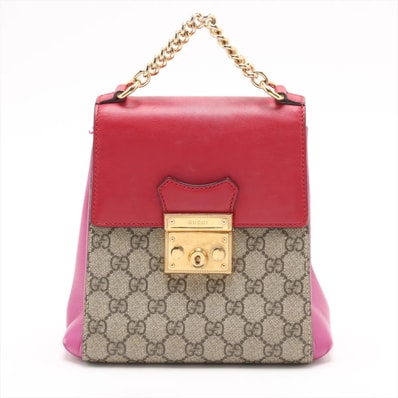 ■美品 グッチ GGスプリーム 498194 ハンドバッグ