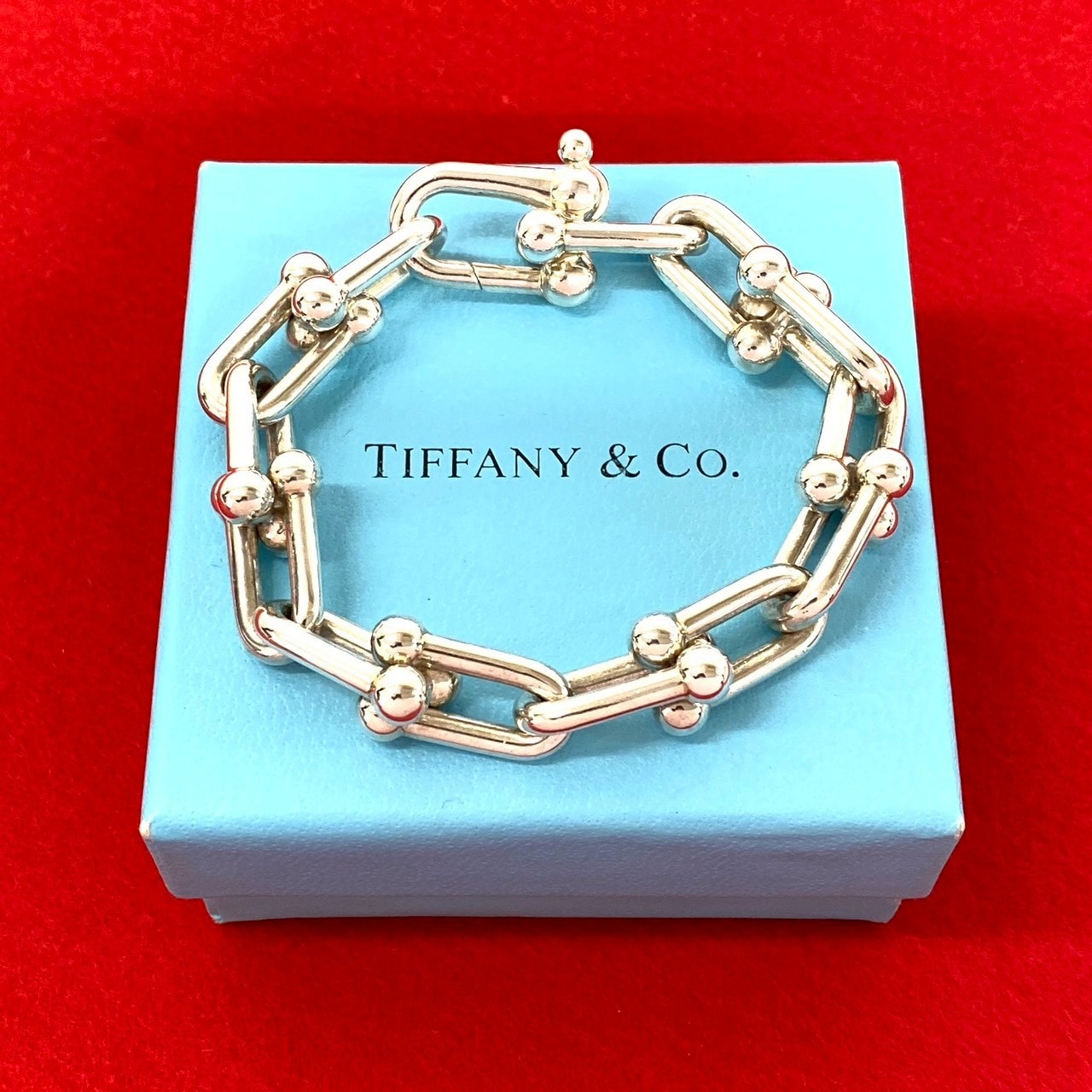 TIFFANY&Co. ティファニー ハードウェア ラージリンク ブレスレット シルバー925 ブレスレット シルバー
 232-4