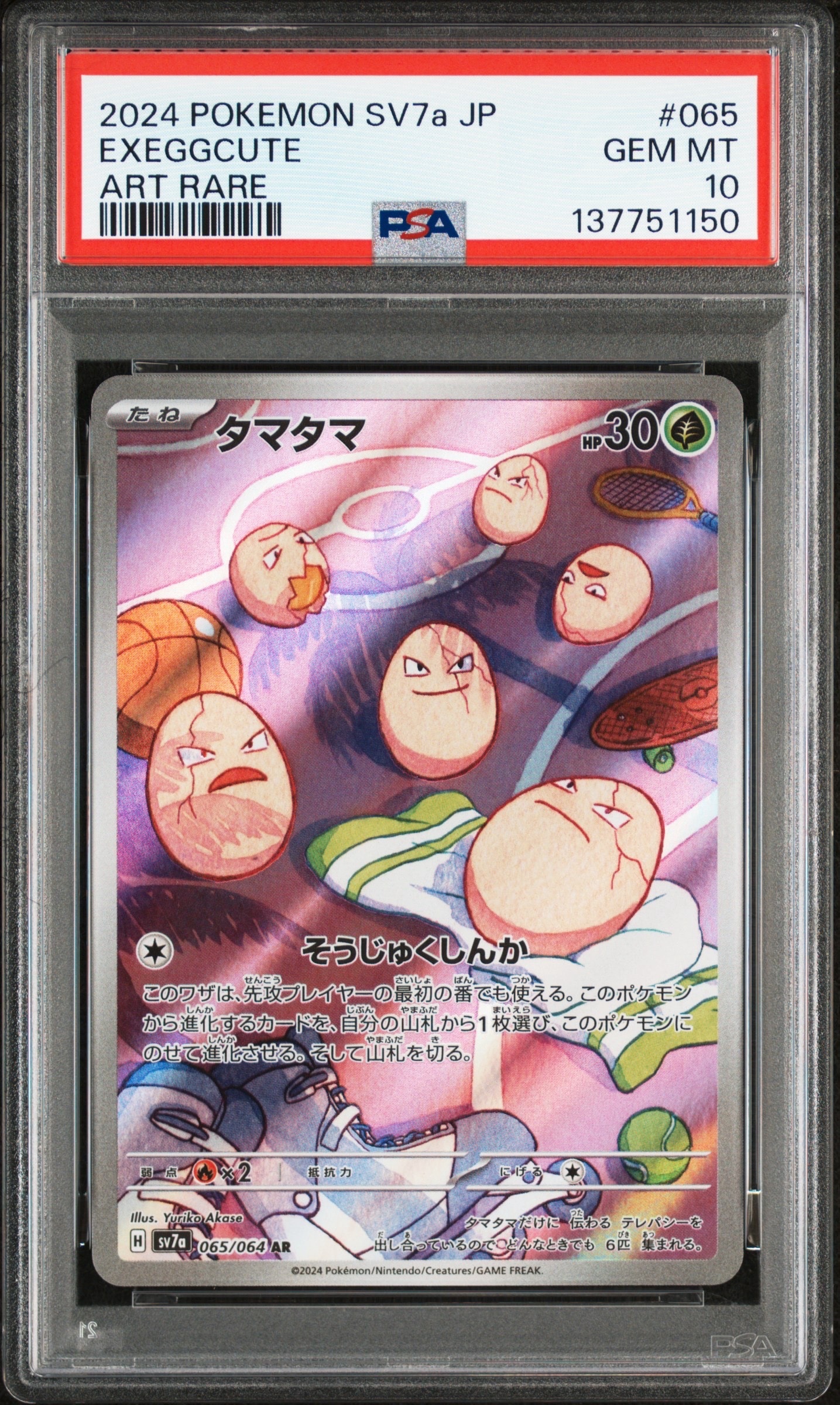 タマタマ AR [SV7a 065/064](強化拡張パック「楽園ドラゴーナ」)