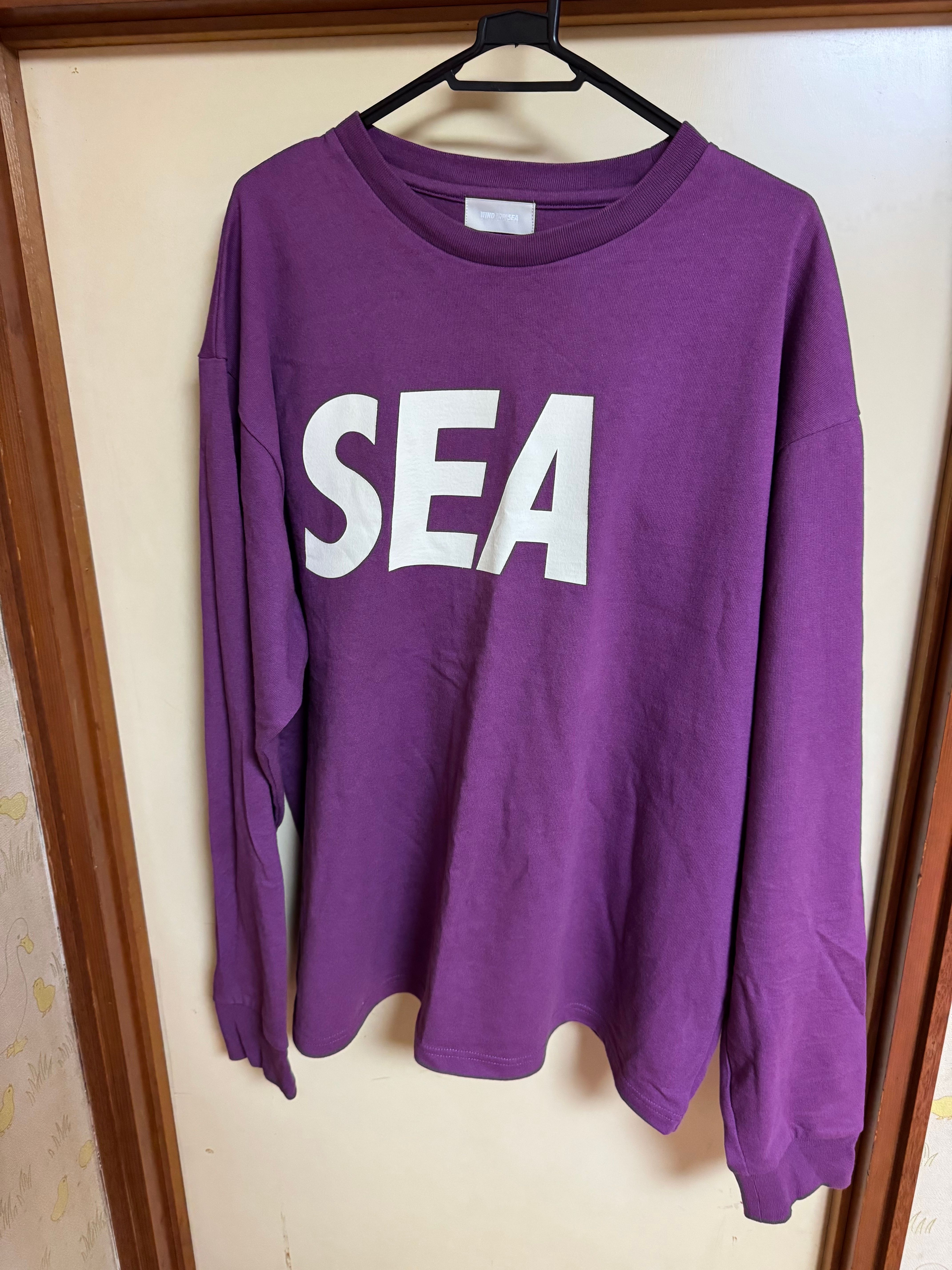 ウィンダンシー シーロングスリーブTシャツ "パープル"