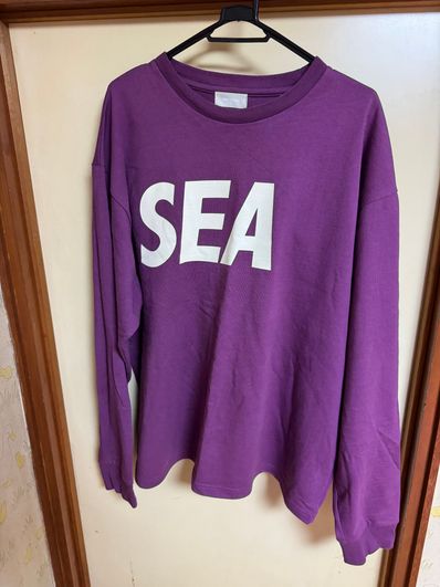 WIND AND SEA Sea Long Sleeve Tee "Purple"