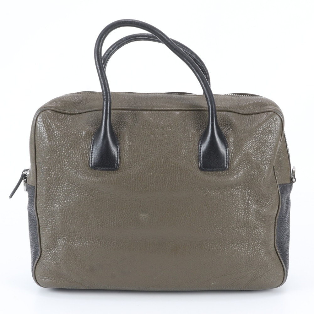 ■美品 プラダ ビジネス バッグ レザー