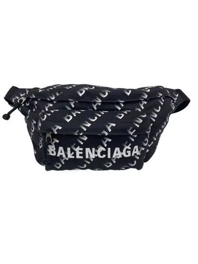 BALENCIAGA Wheel Beltpack "Black/White"