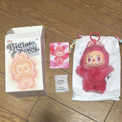 POP MART THE MONSTERS (LABUBU) Big into Energy Series Plush Pendant LOVE