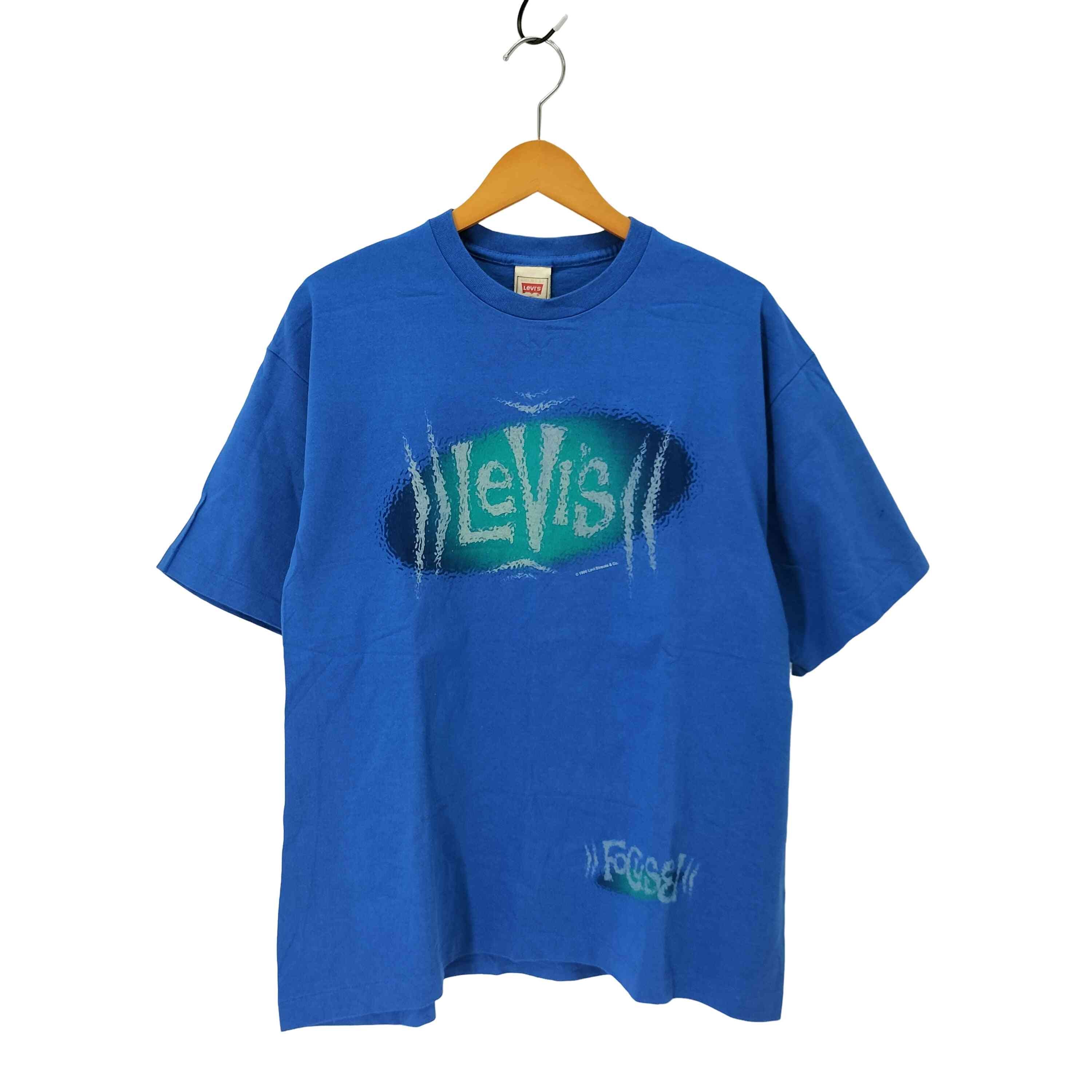 90s 米国製 Focused プリントロゴ コットンシャツ【1140970219626】