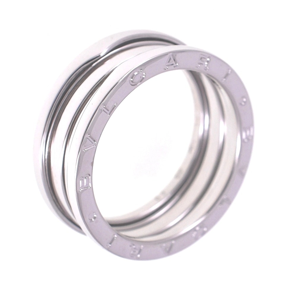 ブルガリ BVLGARI B-Zero1 リング サイズ62/JP22 K18WG メンズ S#139299