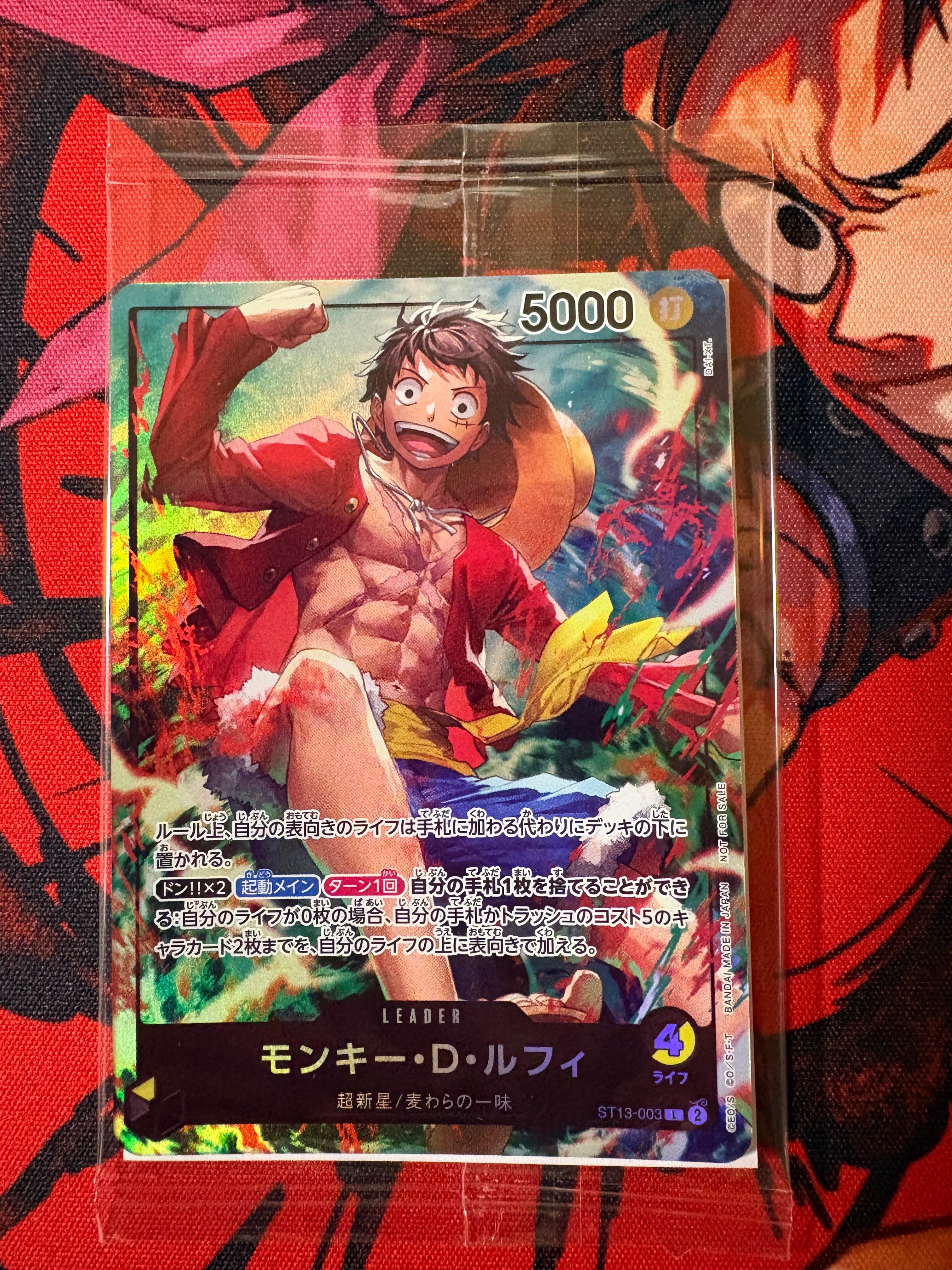PSA10】モンキー・D・ルフィ L [ST13-003]【英語版】(プロモーション
