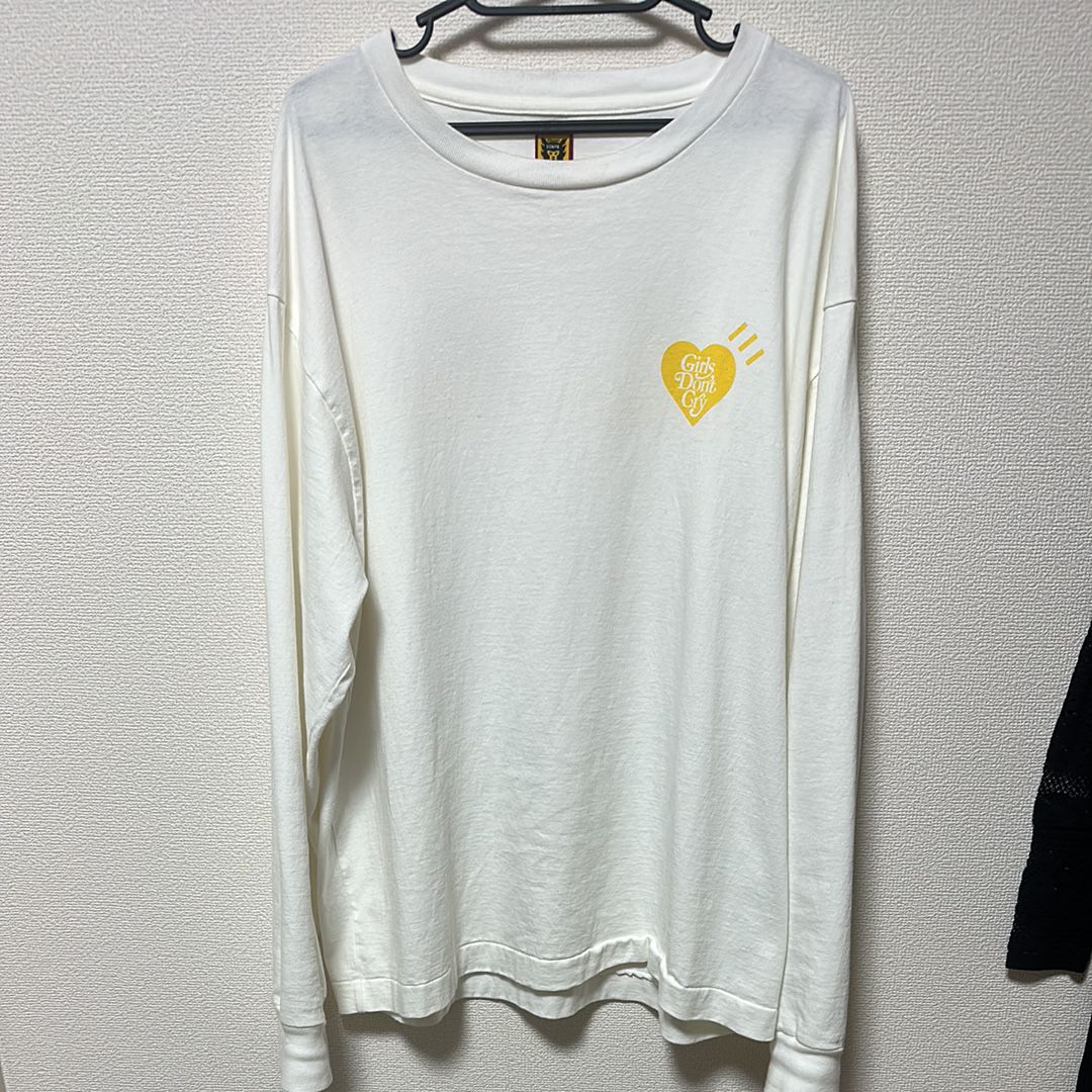HUMAN MADE GDC Daily L/S T-Shirt "White" / VERDY