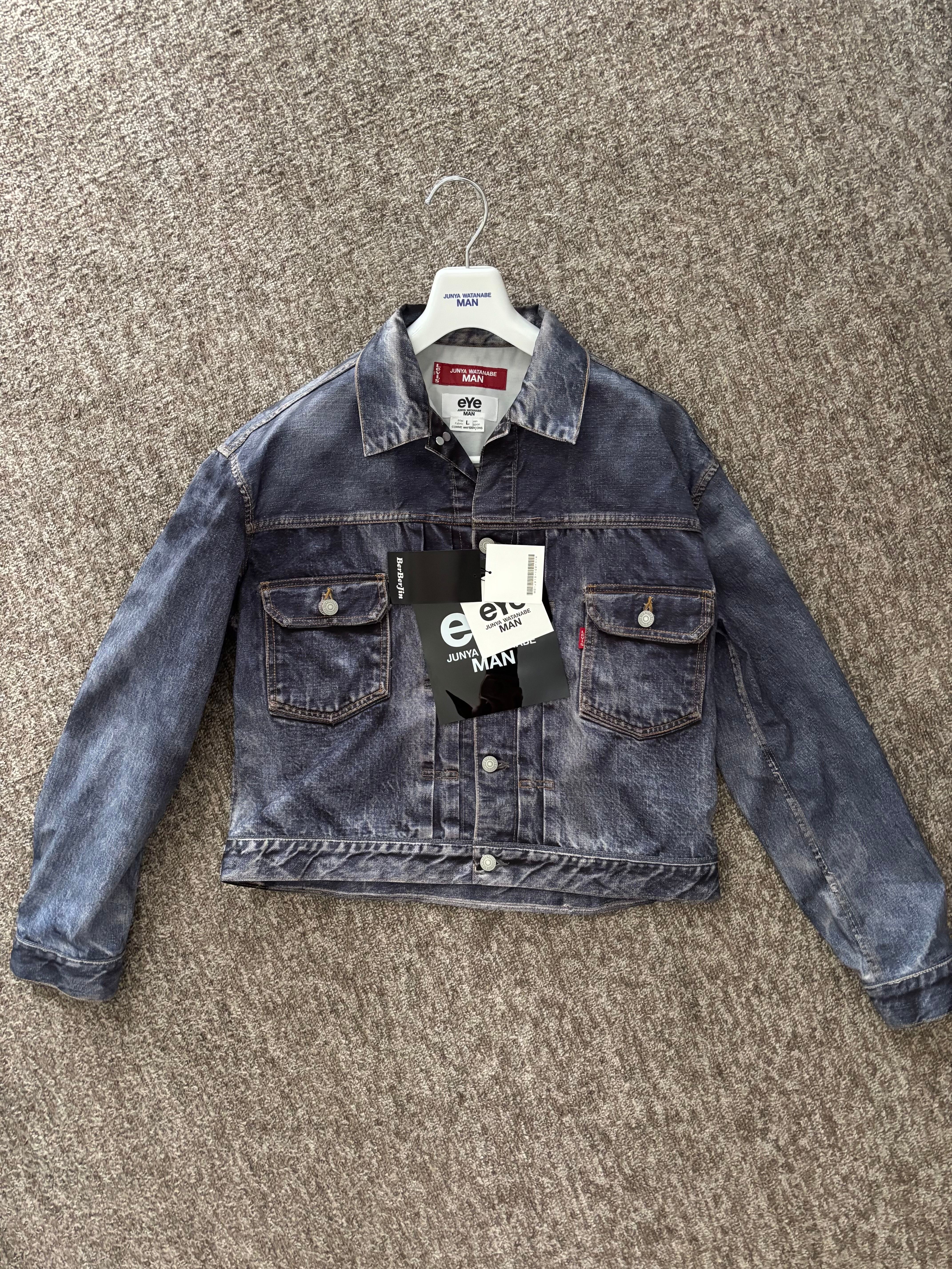 eYe JUNYA WATANABE MAN x LEVI'S x BerBerJin 507XX Denim Print Jacket "Indigo"