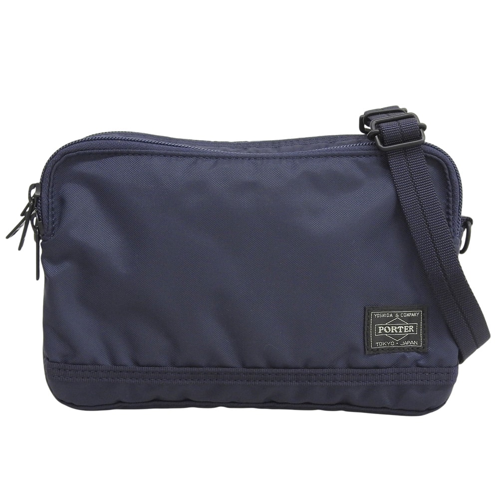 ポーター 美品 タイム ナイロン ショルダーバッグ メンズ ネイビー 689-05940
