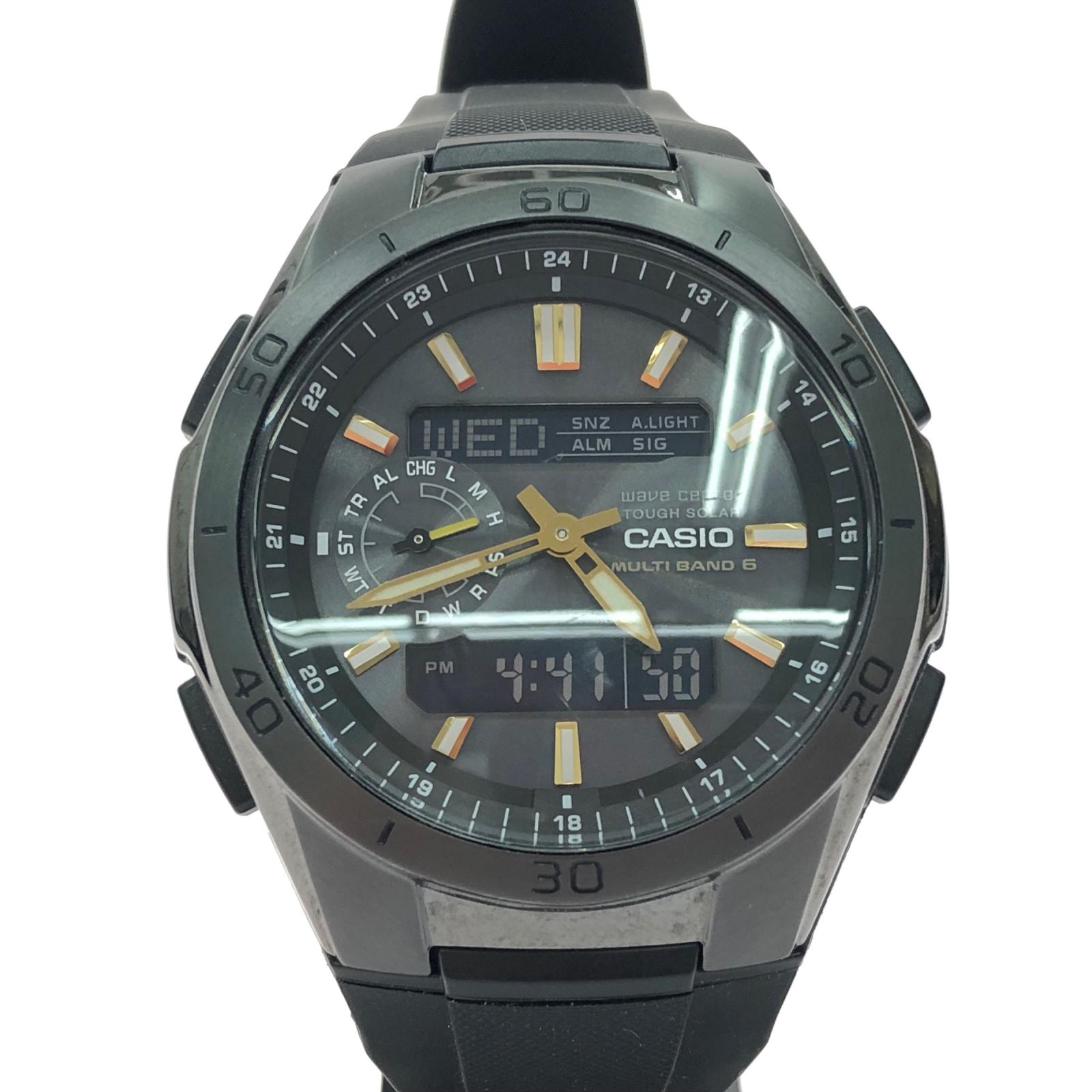 CASIO カシオ メンズ腕時計 デジアナウォッチ 電波ソーラー ウェーブセプター WVA-M650