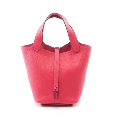 エルメス HERMES ピコタンロックPM ハンドバッグ バッグ レザー トリヨンクレマンス トリヨンクレマンス ローズメキシコ U刻印(2022年製造) レディース ピンク系 【中古】
