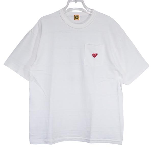 HUMAN MADE ヒューマンメイド POCKET T-SHIRT THE FUTURE IS IN THE PAST ポケット Tシャツ ホワイト ショートスリーブ カットソー 半袖 サイズXL