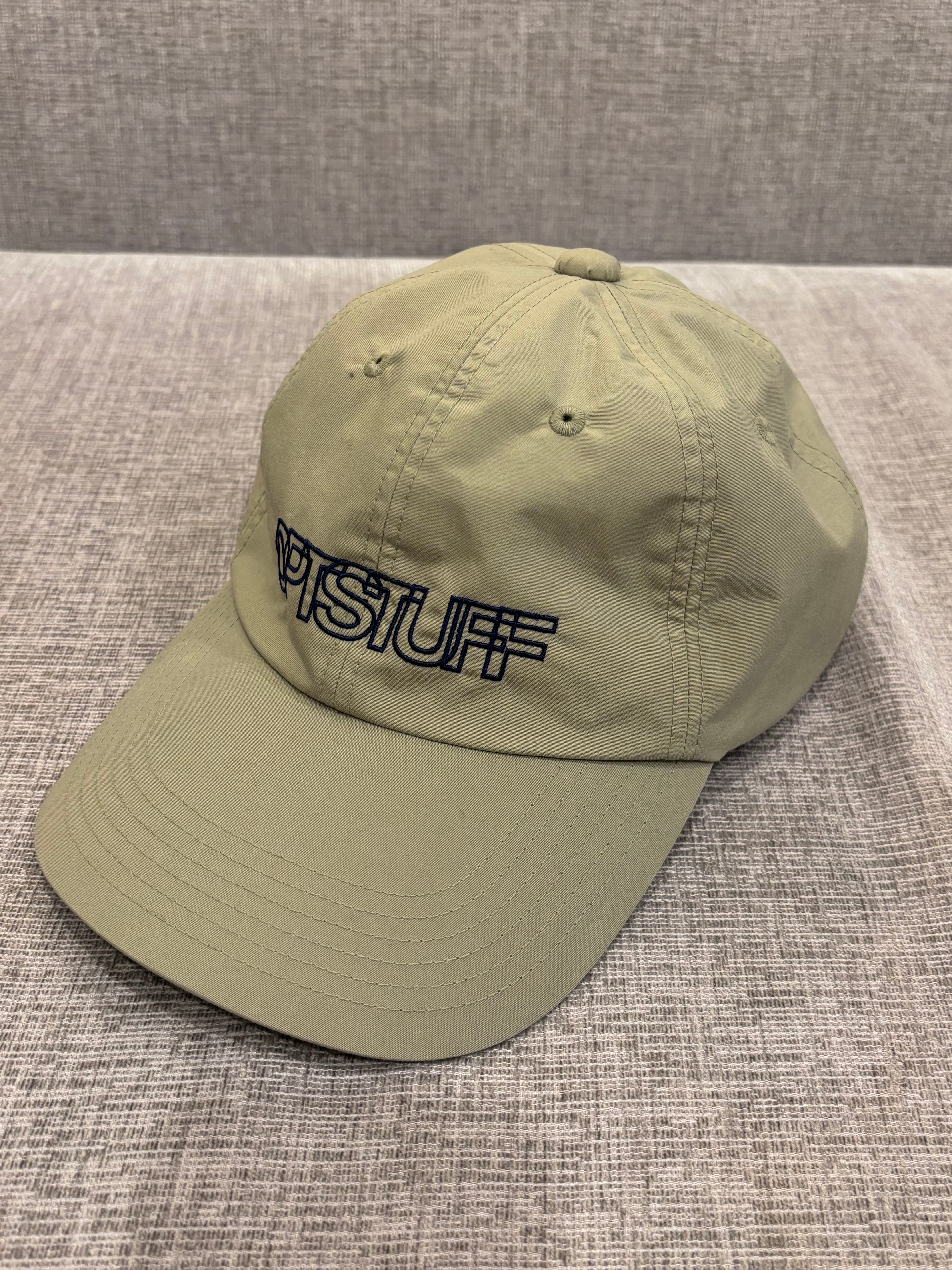 Optstuff Block Logo 6Panel Nylon Cap "Beige"