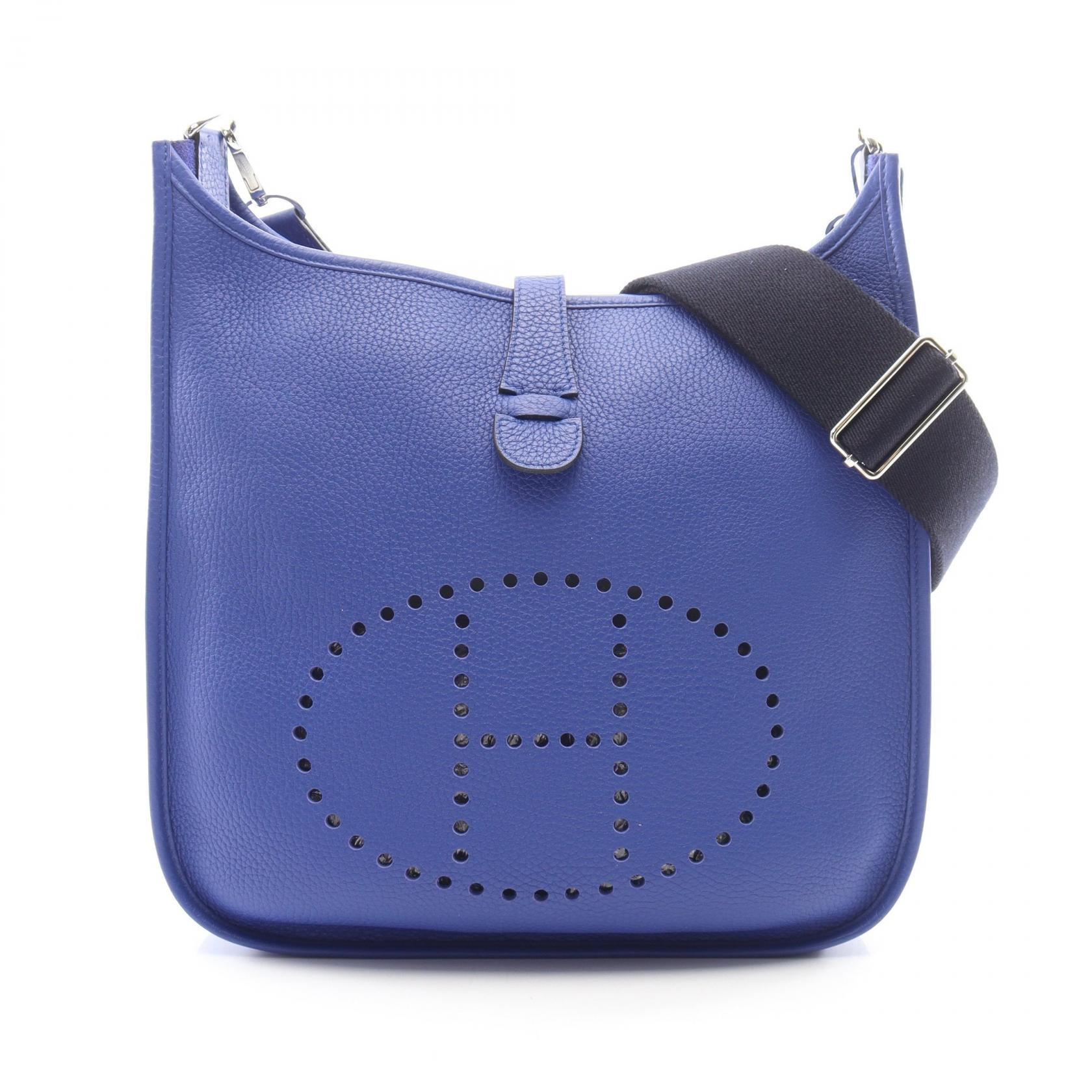 エルメス HERMES エヴリン 3 トロワ GM ブルーエレクトリック ショルダーバッグ バッグ トリヨンクレマンス トリヨンクレマンス A刻印(2017年製造) レディース ブルー系 H056277CK 【中古】