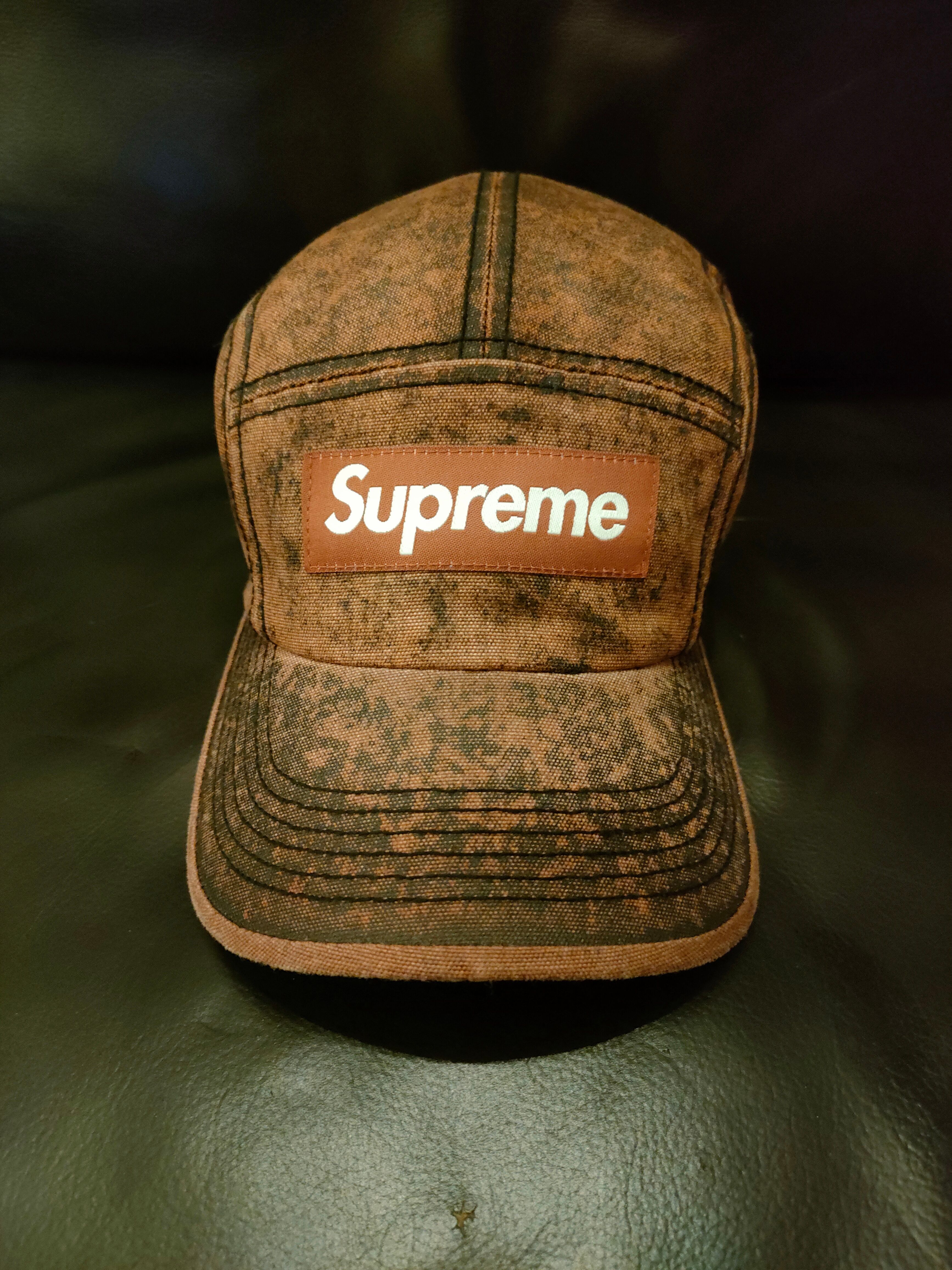 Supreme Washed Cordura Camp Cap "Rust"