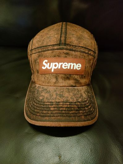 Supreme Washed Cordura Camp Cap "Rust"