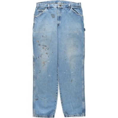古着 ディッキーズ Dickies デニムペインターパンツ メンズw34相当/eaa664103