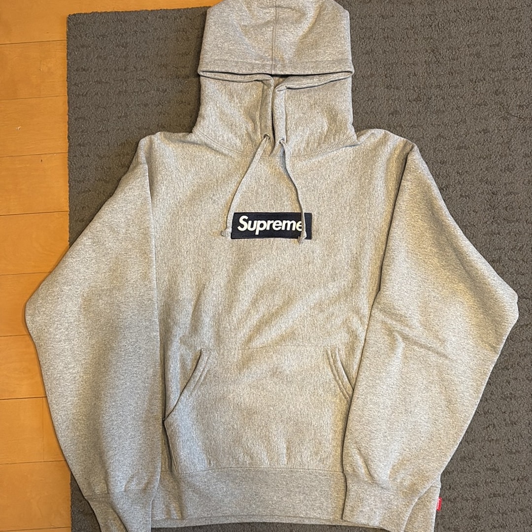 Supreme Box Logo Hooded Sweatshirt (25FW) "Heather Grey"