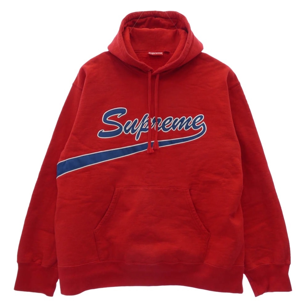 Supreme シュプリーム パーカー 21AW Tail Hooded Sweatshirt テール フーデッド スウェットシャツ フーディー パーカー レッド系 XL【中古】