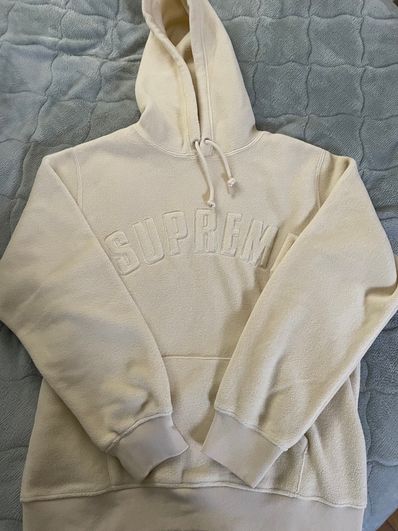 Supreme Polartec Hooded Sweatshirt "Natural"