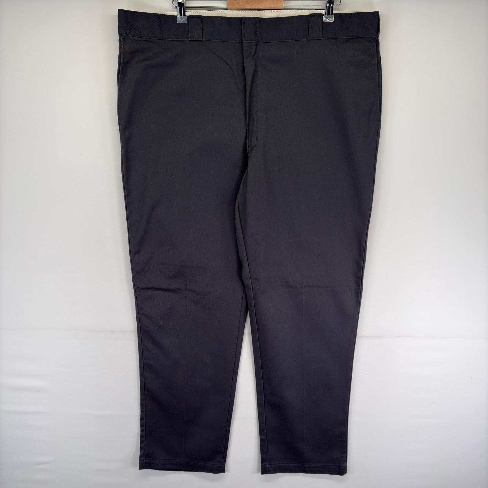 古着 ディッキーズ Dickies パンツ ワークパンツ 874 ストレート ジッパーフライ 大きいサイズ チノパン W44 L32  グレー系 メンズ