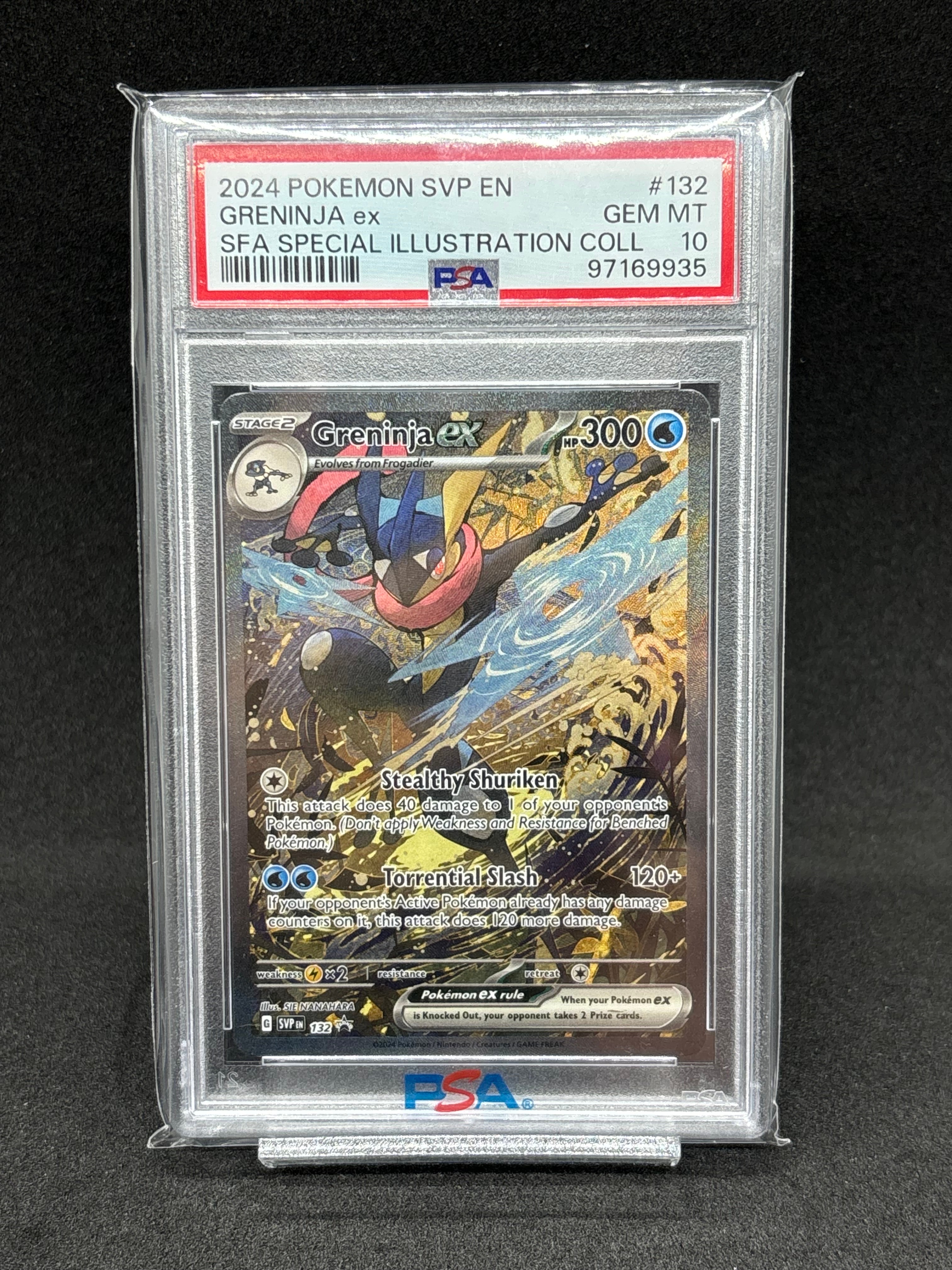 ゲッコウガex P [SVP EN 132]【英語版】(スカーレット&バイオレット「シュラウデッドフェイブル ゲッコウガex スペシャルイラストレーション コレクション」)