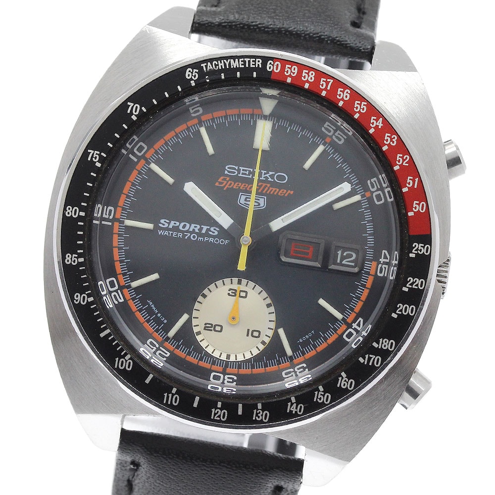 セイコー 5スポーツ スピードタイマー 6139-6030 メンズ 【中古】