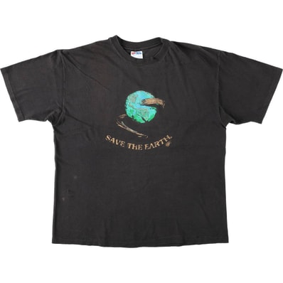 古着 90年代 ヘインズ Hanes BEEFY-T プリントTシャツ USA製 メンズXL相当 ヴィンテージ/eaa667300