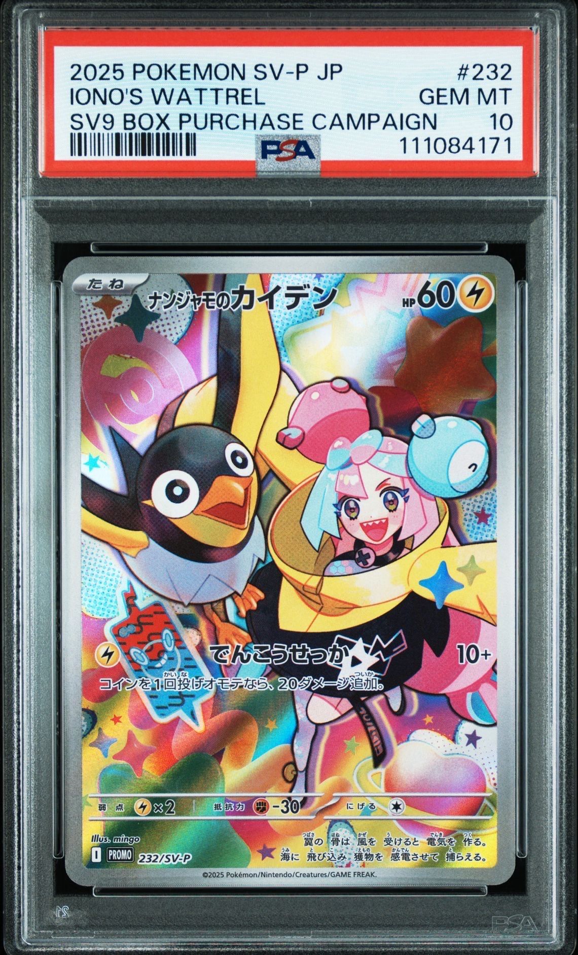 ナンジャモのカイデン P [SV-P 232](プロモーションカード「拡張パック バトルパートナーズ Box購入キャンペーン」)