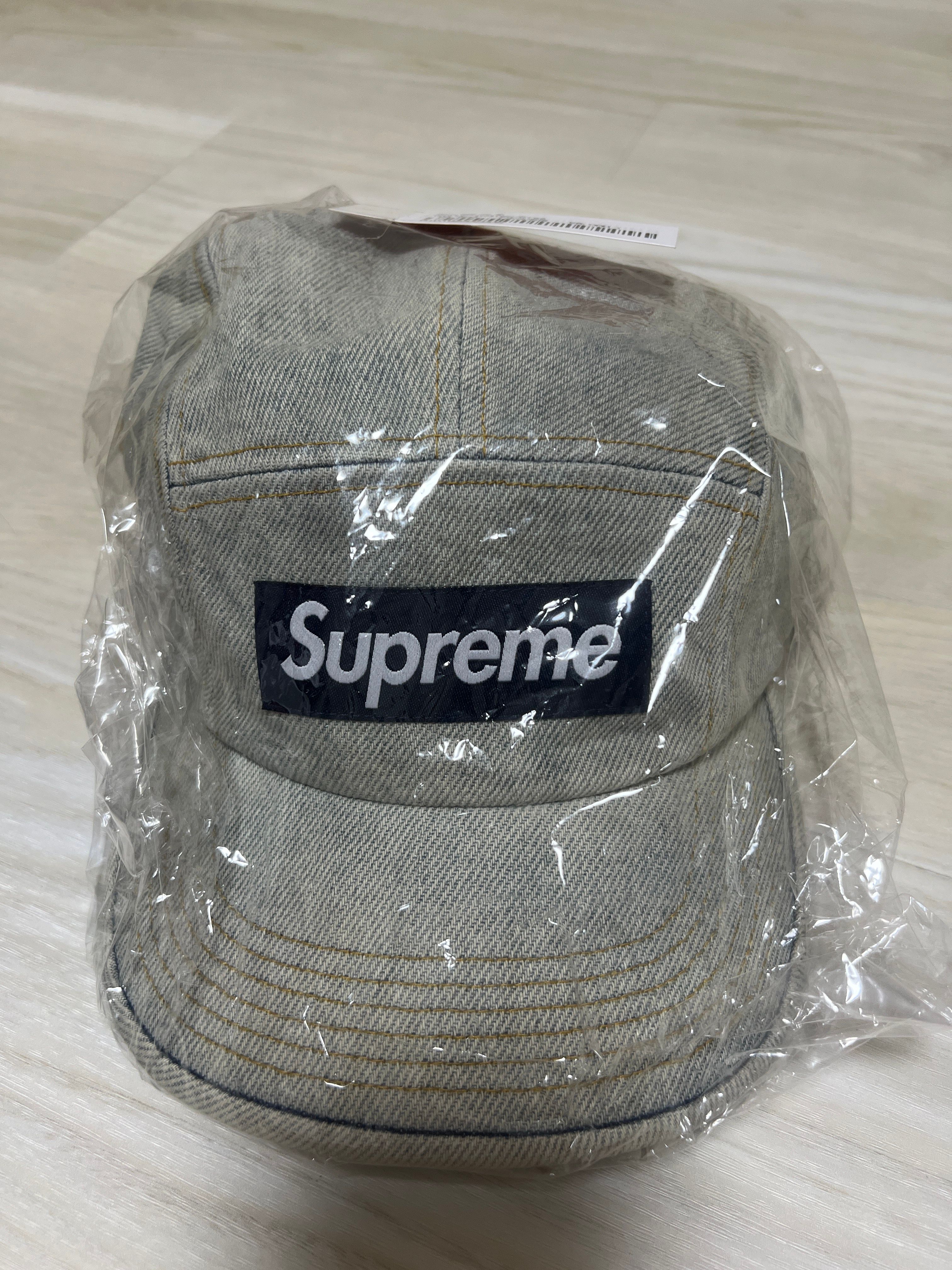Supreme Denim Camp Cap "Dirty Indigo" (23SS)