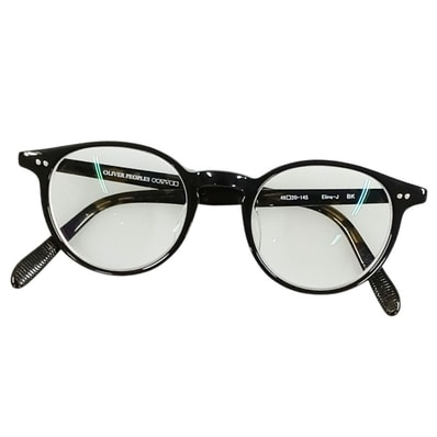 OLIVER PEOPLES オリバーピープルズ Elins-J メガネ 度入り メガネ ブラック サイズ 48□20 145 56785