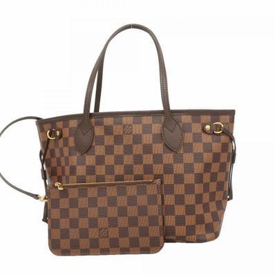 ★最終価格【6fa0478】ルイヴィトン トートバッグ ダミエ ネヴァーフルPM N41359 エベヌ【中古】レディース
