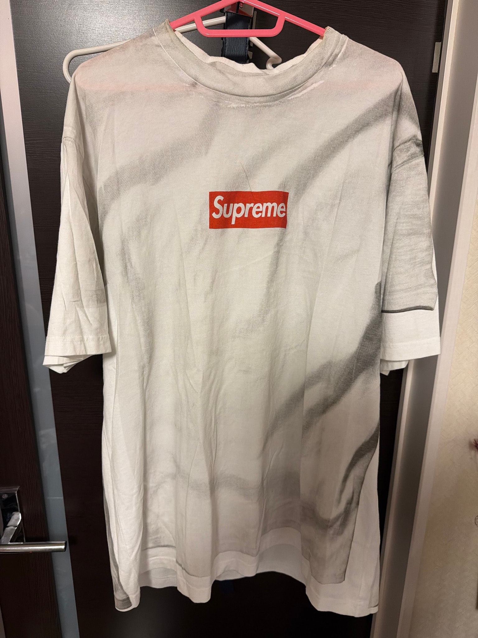 Supreme x MM6 Maison Margiela Box Logo Tee "White"