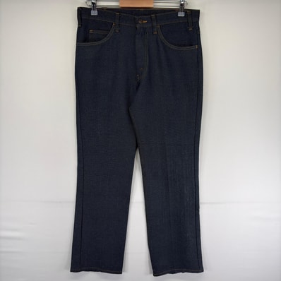 古着 リーバイス Levi's USA製 パンツ スラックス フレア 5ポケット ジッパーフライ ワンポイントロゴ W34 L34 グレー系 メンズ