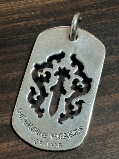 Chrome Hearts Dog Tag Dagger "Silver"
