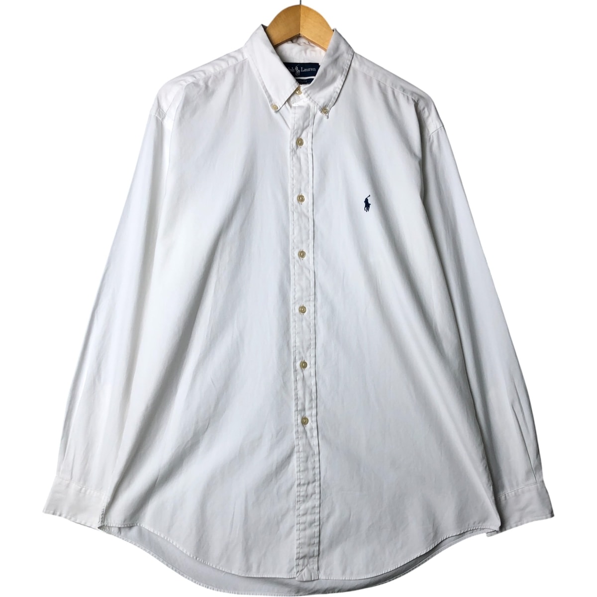 古着 ラルフローレン Ralph Lauren YARMOUTH 長袖 ボタンダウンシャツ メンズL相当/eaa573880