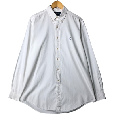 古着 ラルフローレン Ralph Lauren YARMOUTH 長袖 ボタンダウンシャツ メンズL相当/eaa573880
