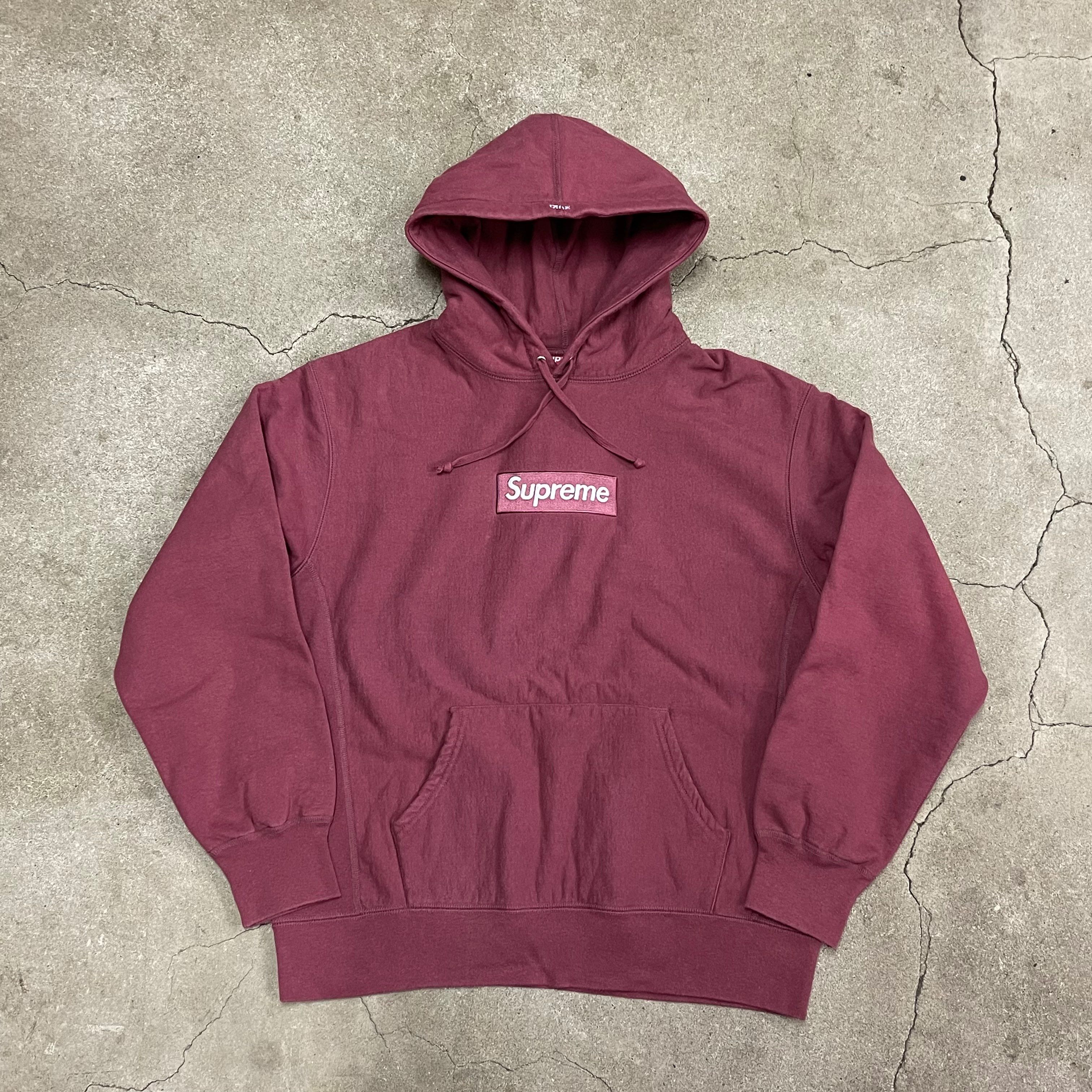 Supreme Box Logo Hooded Sweatshirt "Plum" (21FW)